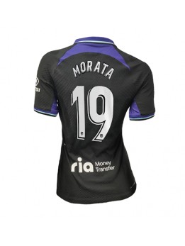 Atletico Madrid Alvaro Morata #19 Auswärtstrikot für Frauen 2022-23 Kurzarm